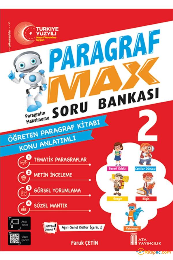 ATA 2.Sınıf PARAGRAF MAX SORU BANKASI - 1