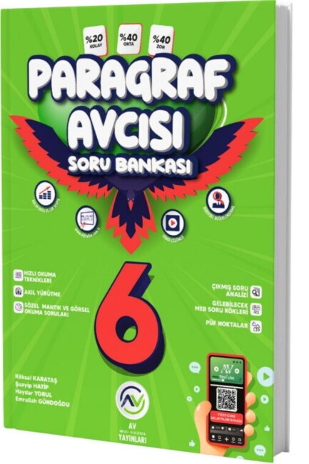 AV YAYINLARI 6.SINIF PARAGRAF AVCISI SORU BANKASI - AV YAYINLARI