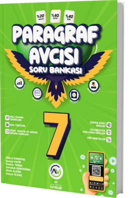 AV YAYINLARI 7.SINIF PARAGRAF AVCISI SORU BANKASI - AV YAYINLARI