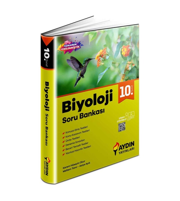 AYDIN 10.Sınıf BİYOLOJİ Soru Bankası - AYDIN YAYINLARI
