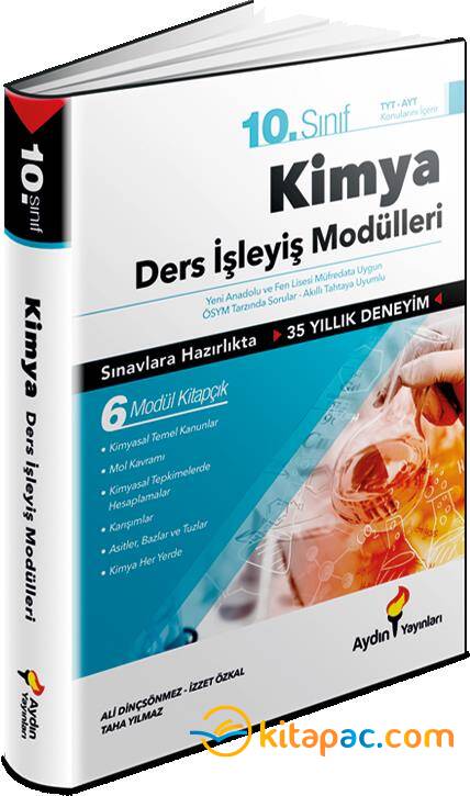 AYDIN 10.Sınıf KİMYA Ders İşleyiş Modülleri - 1