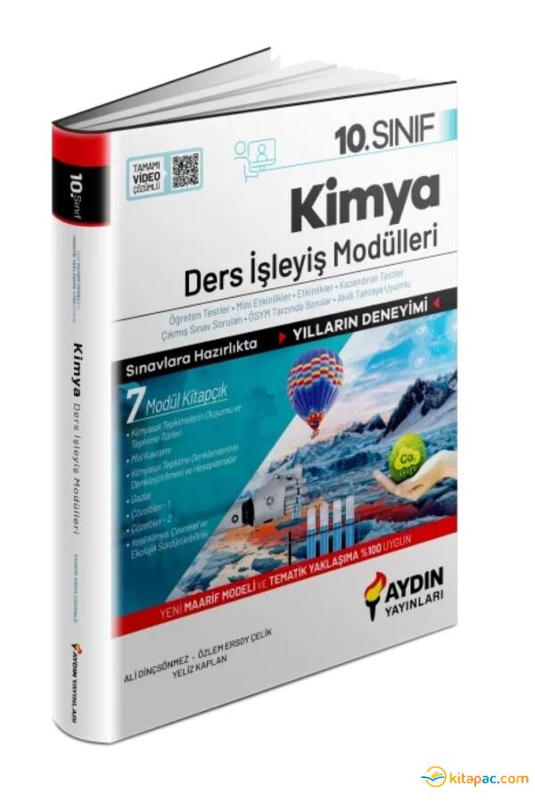 AYDIN 10.Sınıf KİMYA DERS İŞLEYİŞ MODÜLLERİ - 1
