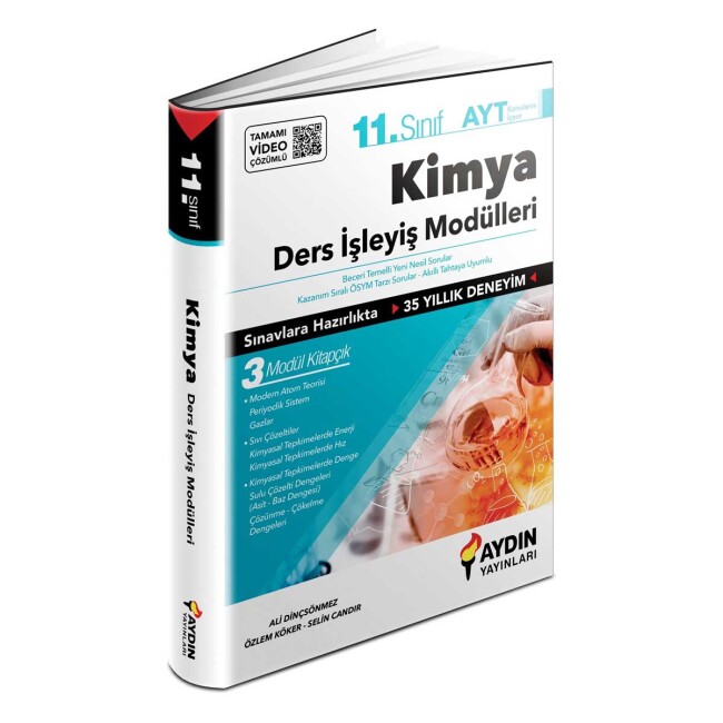 AYDIN 11.Sınıf KİMYA Ders İşleyiş Modülleri - AYDIN YAYINLARI