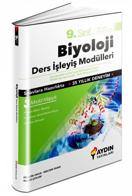 AYDIN 9. Sınıf BİYOLOJİ DERS İŞLEYİŞ MODÜLLERİ - AYDIN YAYINLARI