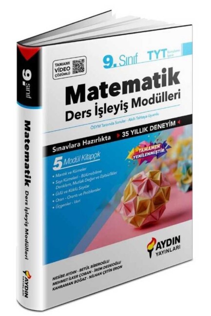 AYDIN 9.Sınıf MATEMATİK Ders İşleyiş Modülleri - AYDIN YAYINLARI