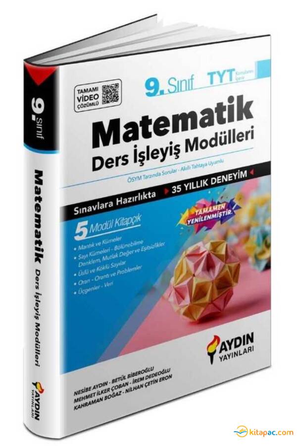 AYDIN 9.Sınıf MATEMATİK Ders İşleyiş Modülleri - 1