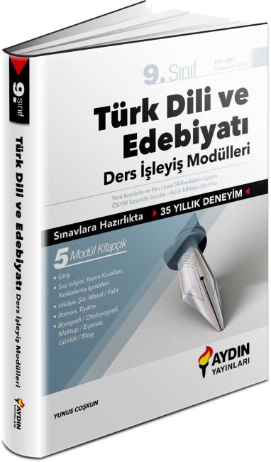 AYDIN 9.Sınıf TÜRK DİLİ ve EDEBİYATI Ders İşleyiş Modülleri - AYDIN YAYINLARI