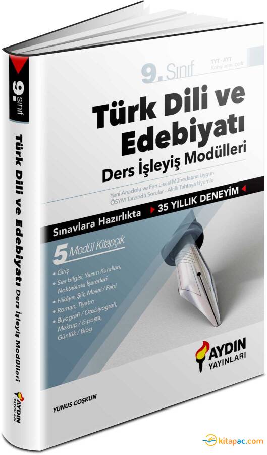 AYDIN 9.Sınıf TÜRK DİLİ ve EDEBİYATI Ders İşleyiş Modülleri - 1