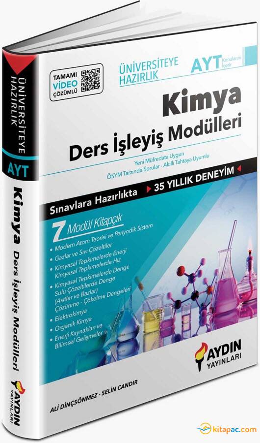 AYDIN AYT KİMYA DERS İŞLEYİŞ MODÜLLERİ - 1