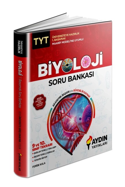 AYDIN TYT BİYOLOJİ SORU BANKASI MAARİF MODEL 1.BASAMAK - AYDIN YAYINLARI