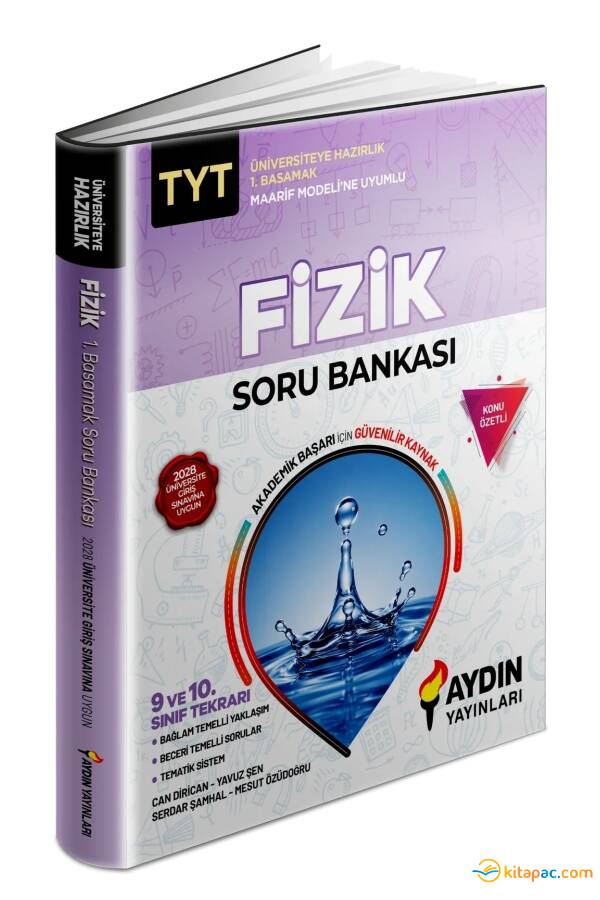AYDIN TYT FİZİK SORU BANKASI MAARİF MODEL 1.BASAMAK - 1