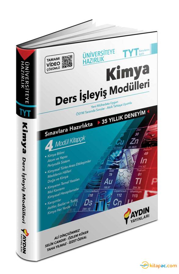 AYDIN TYT KİMYA Ders İşleyiş Modülleri - 1