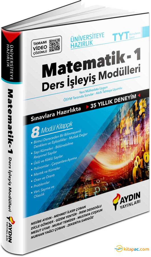 AYDIN TYT MATEMATİK 1 Ders İşleyiş Modülleri - 1