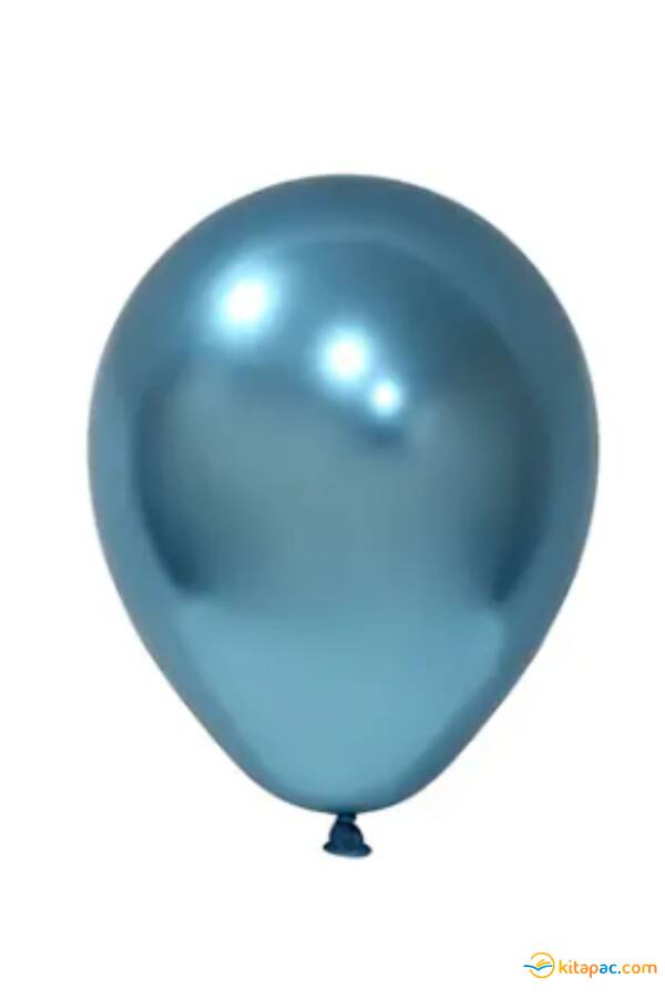 BALONEVİ 18'' KROM BALON MAVİ 10'LU - 1