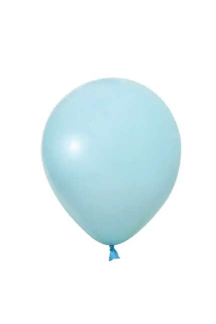 BALONEVİ 18'' MAKARON BALON MAVİ 10'LU - BALONEVİ