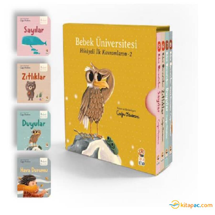 BEBEK ÜNİVERSİTESİ 2- HİKAYELİ İLK KAVRAMLARIM SET ( 4 KİTAP) - 1