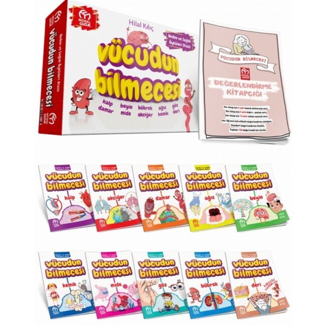 BEDEN VE SAĞLIK ÖYKÜLERİ DİZİSİ - VÜCUDUN BİLMECESİ - 10 Hikaye - MODEL ÇOCUK YAYINLARI