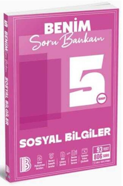 BENİM HOCAM 5.Sınıf SOSYAL BİLGİLER SORU BANKAM - BENİM HOCAM YAYINLARI