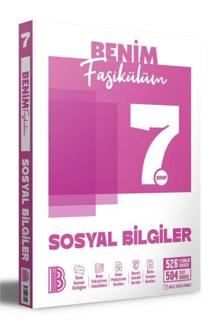 BENİM HOCAM 7. SINIF SOSYAL BİLGİLER FASİKÜLÜM - BENİM HOCAM YAYINLARI