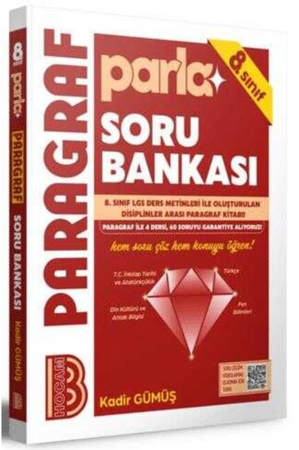 BENİM HOCAM 8.SINIF PARLA PARAGRAF SORU BANKASI - BENİM HOCAM YAYINLARI