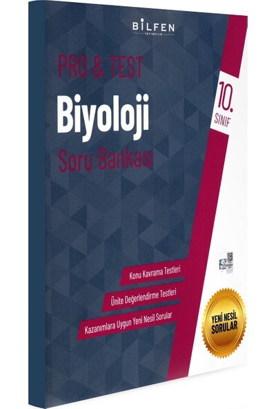 BİLFEN 10.Sınıf PROTEST BİYOLOJİ Soru Bankası - BİLFEN YAYINLARI