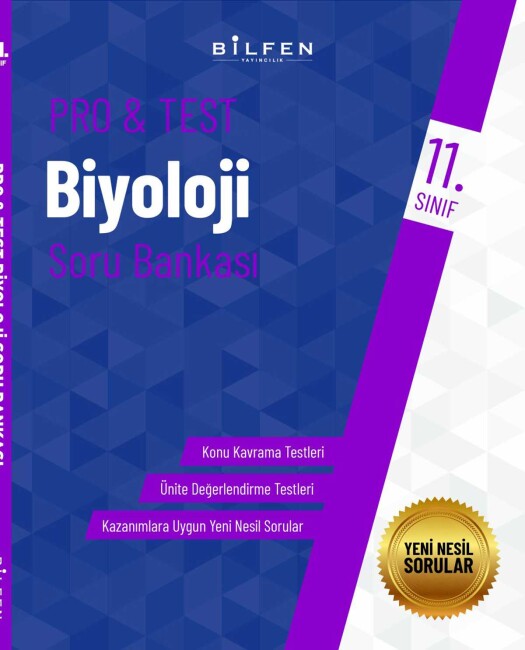 BİLFEN 11.Sınıf PROTEST BİYOLOJİ Soru Bankası - BİLFEN YAYINLARI