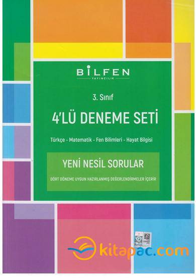 BİLFEN 3.Sınıf 4 lü DENEME SETİ - 1