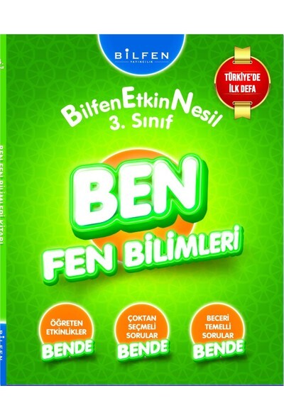 BİLFEN 3.Sınıf BEN FEN BİLİMLERİ - BİLFEN YAYINLARI