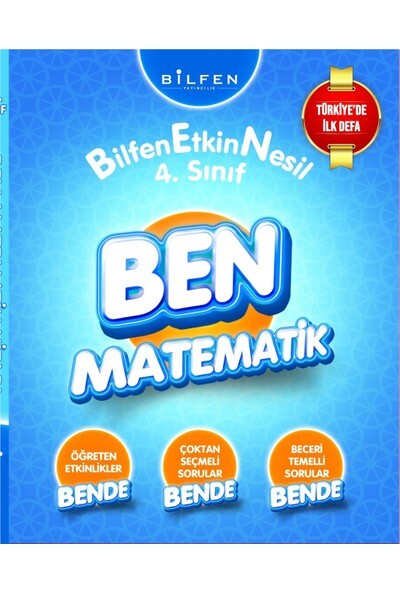 BİLFEN 4.SINIF BEN MATEMATİK - BİLFEN YAYINLARI