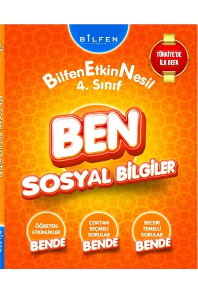 BİLFEN 4.Sınıf BEN SOSYAL BİLGİLER - BİLFEN YAYINLARI
