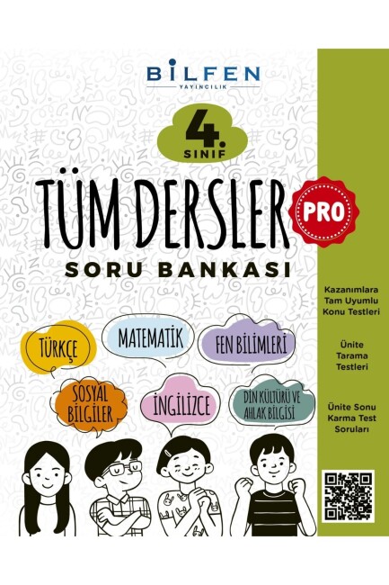 BİLFEN 4.Sınıf PRO TÜM DERSLER Soru Bankası - BİLFEN YAYINLARI