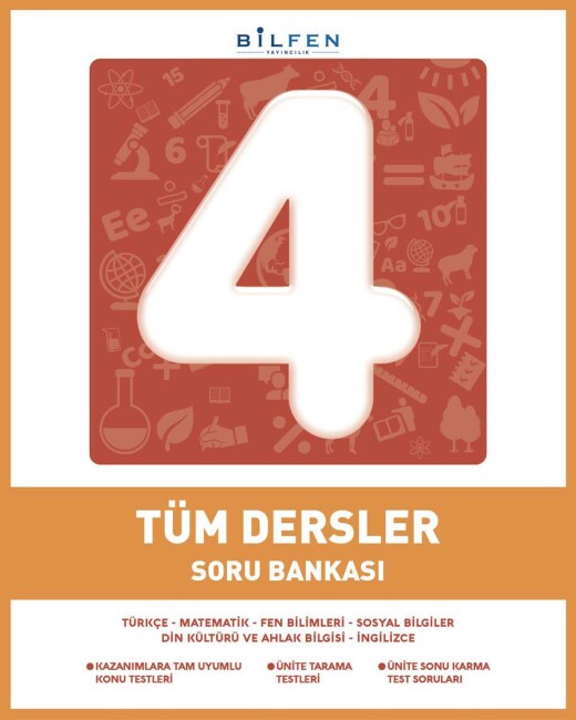 BİLFEN 4.SINIF TÜM DERSLER SORU BANKASI - BİLFEN YAYINLARI