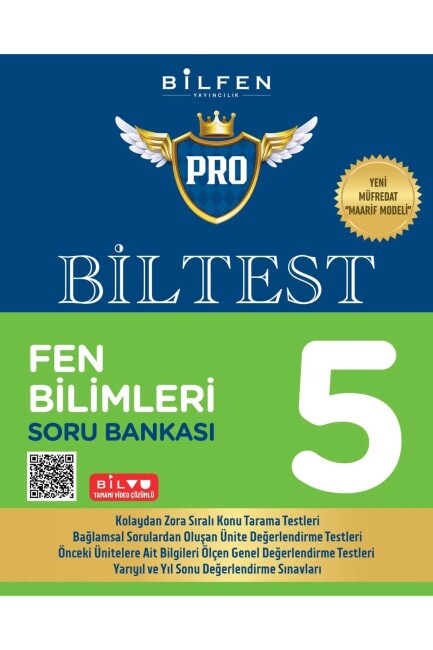 BİLFEN 5.Sınıf BİLTEST FEN BİLİMLERİ Soru Bankası - BİLFEN YAYINLARI