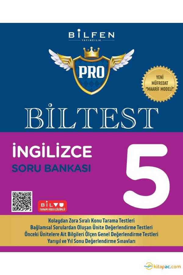 BİLFEN 5.Sınıf BİLTEST İNGİLİZCE Soru Bankası - 1