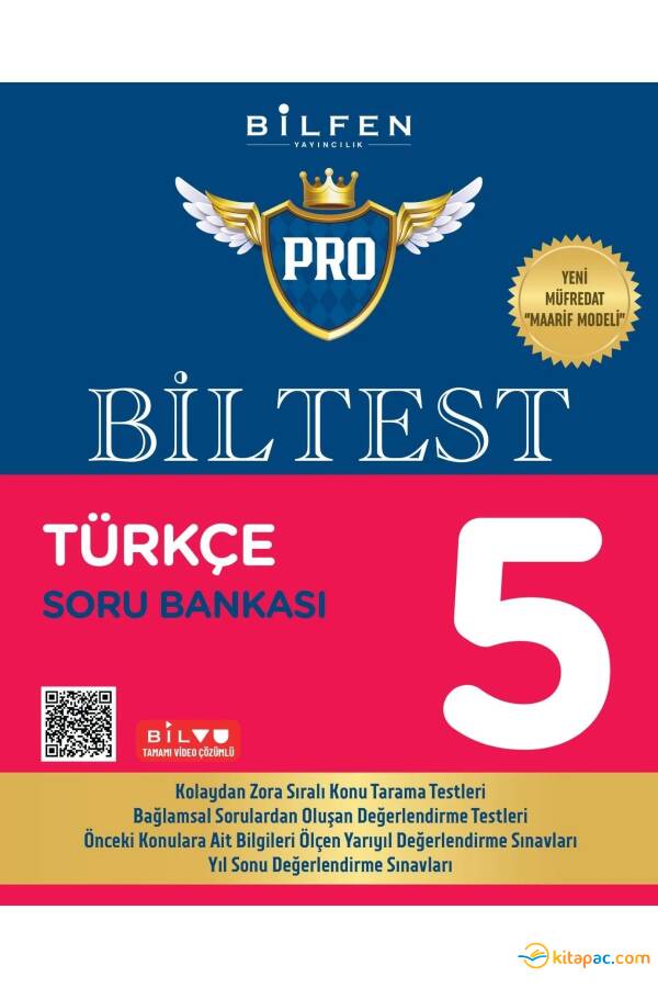 BİLFEN 5.Sınıf BİLTEST TÜRKÇE Soru Bankası - 1