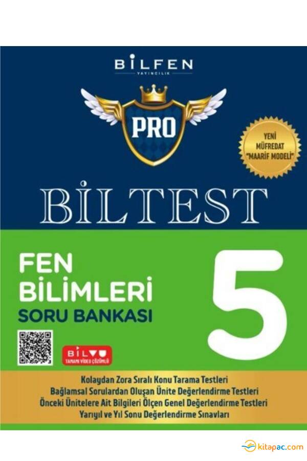 BİLFEN 5.Sınıf PRO BİLTEST FEN BİLİMLERİ SORU BANKASI - 1