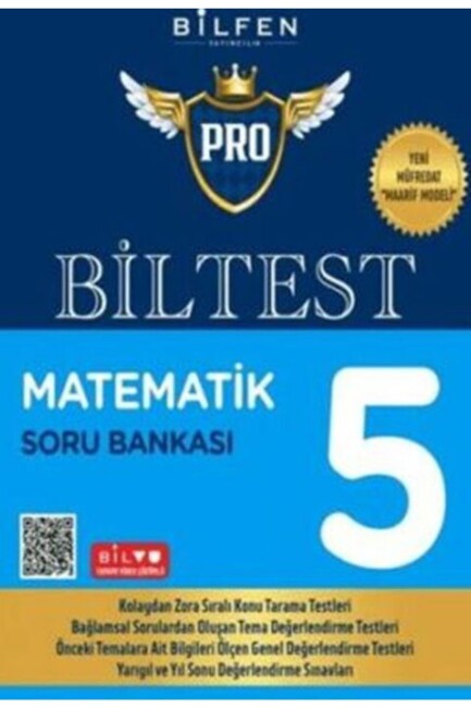 BİLFEN 5.Sınıf PRO BİLTEST MATEMATİK SORU BANKASI - BİLFEN YAYINLARI