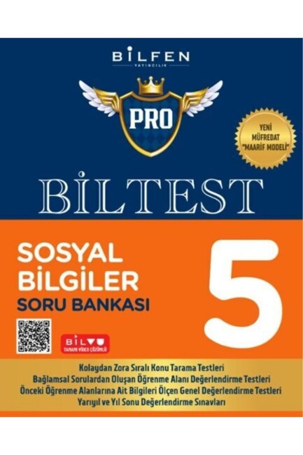 BİLFEN 5.Sınıf PRO BİLTEST SOSYAL BİLGİLER SORU BANKASI - BİLFEN YAYINLARI