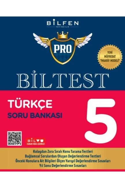BİLFEN 5.Sınıf PRO BİLTEST TÜRKÇE SORU BANKASI - BİLFEN YAYINLARI