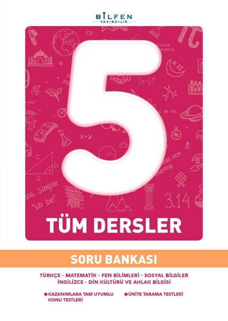 BİLFEN 5.Sınıf TÜM DERSLER Soru Bankası - BİLFEN YAYINLARI