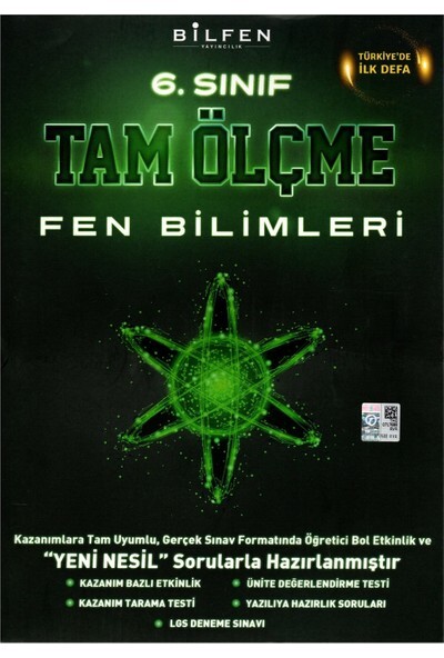 BİLFEN 6.Sınıf FEN BİLİMLERİ TAM ÖLÇME - BİLFEN YAYINLARI