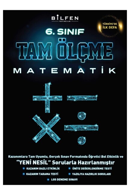 BİLFEN 6.Sınıf MATEMATİK TAM ÖLÇME - BİLFEN YAYINLARI