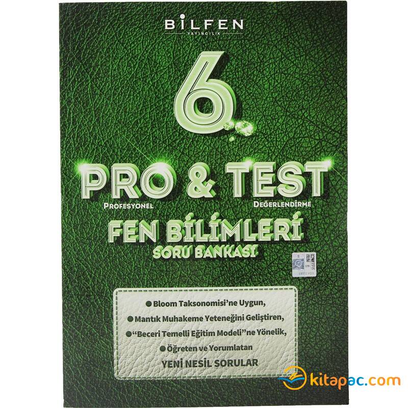 BİLFEN 6.Sınıf PROTEST FEN BİLİMLERİ Soru Bankası - 1