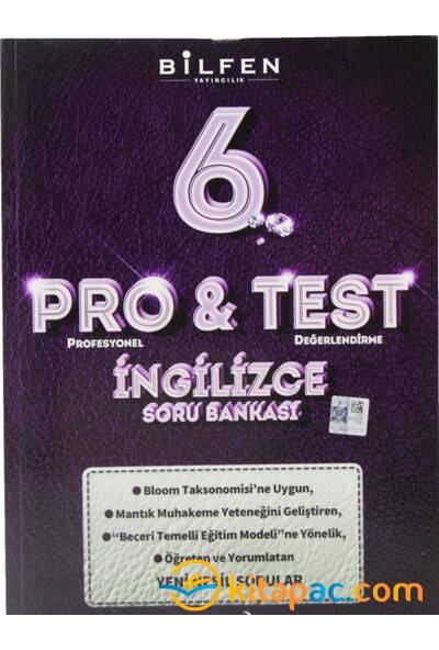 BİLFEN 6.Sınıf PROTEST İNGİLİZCE SORU BANKASI - 1