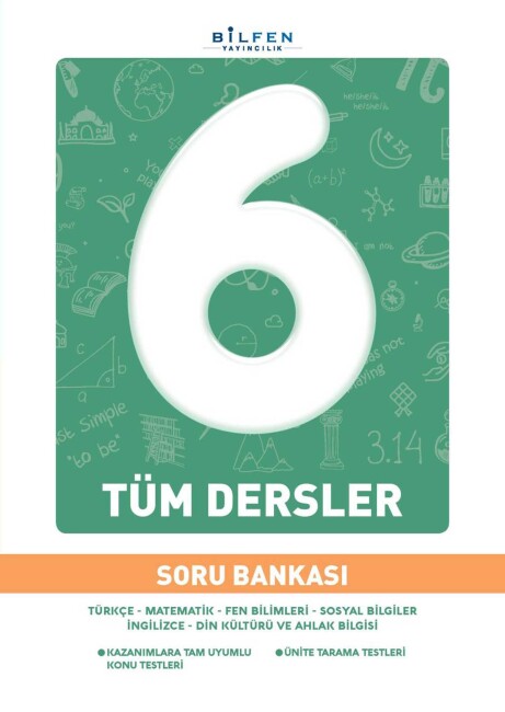 BİLFEN 6.Sınıf TÜM DERSLER Soru Bankası - BİLFEN YAYINLARI