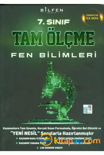 BİLFEN 7.Sınıf FEN BİLİMLERİ TAM ÖLÇME - 1