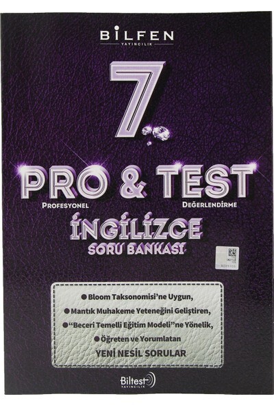 BİLFEN 7.Sınıf PROTEST İNGİLİZCE Soru Bankası - BİLFEN YAYINLARI