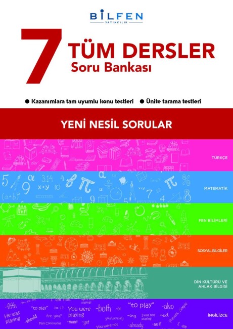 BİLFEN 7.Sınıf TÜM DERSLER Soru Bankası - BİLFEN YAYINLARI