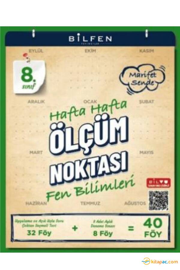 BİLFEN 8.Sınıf FEN BİLİMLERİ HAFTA HAFTA ÖLÇÜM NOKTASI - 1