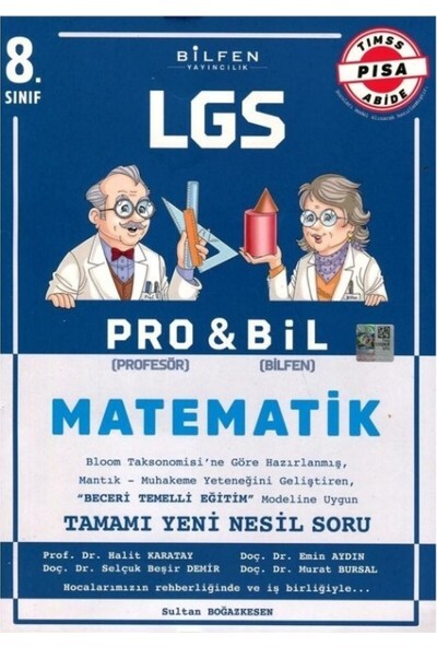 BİLFEN 8.SINIF LGS PROBİL MATEMATİK SORU BANKASI - BİLFEN YAYINLARI